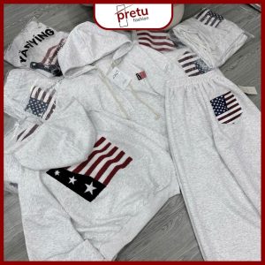 SET ĐỒ NỈ LÁ CỜ MỸ – SIÊU HOT TREND MÙA ĐÔNG